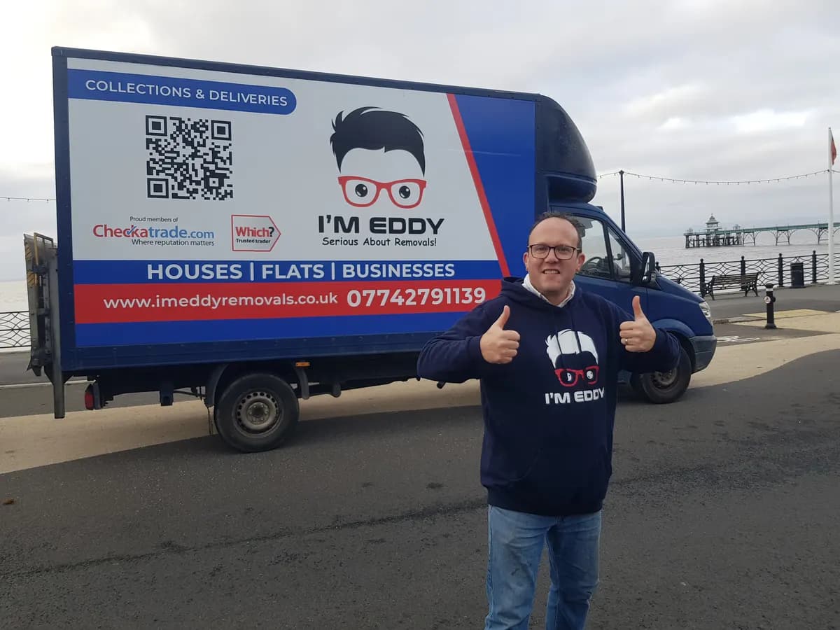 Eddy with the Luton van on a man-with-a-van job